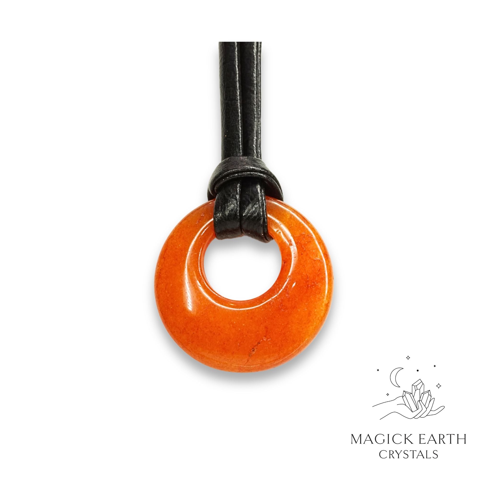 Red Aventurine Donut For Bold Opportunity