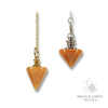 Red Aventurine  Pinnacle Pendulums for Bold Opportunity