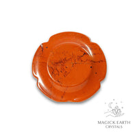 Natural Red Jasper flower thumb stone view c