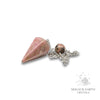 Rhodonite Small Cone Pendulum for Emotional Recovery