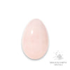Rose Quartz Crystal Egg With Matching Stand For Amplified Love