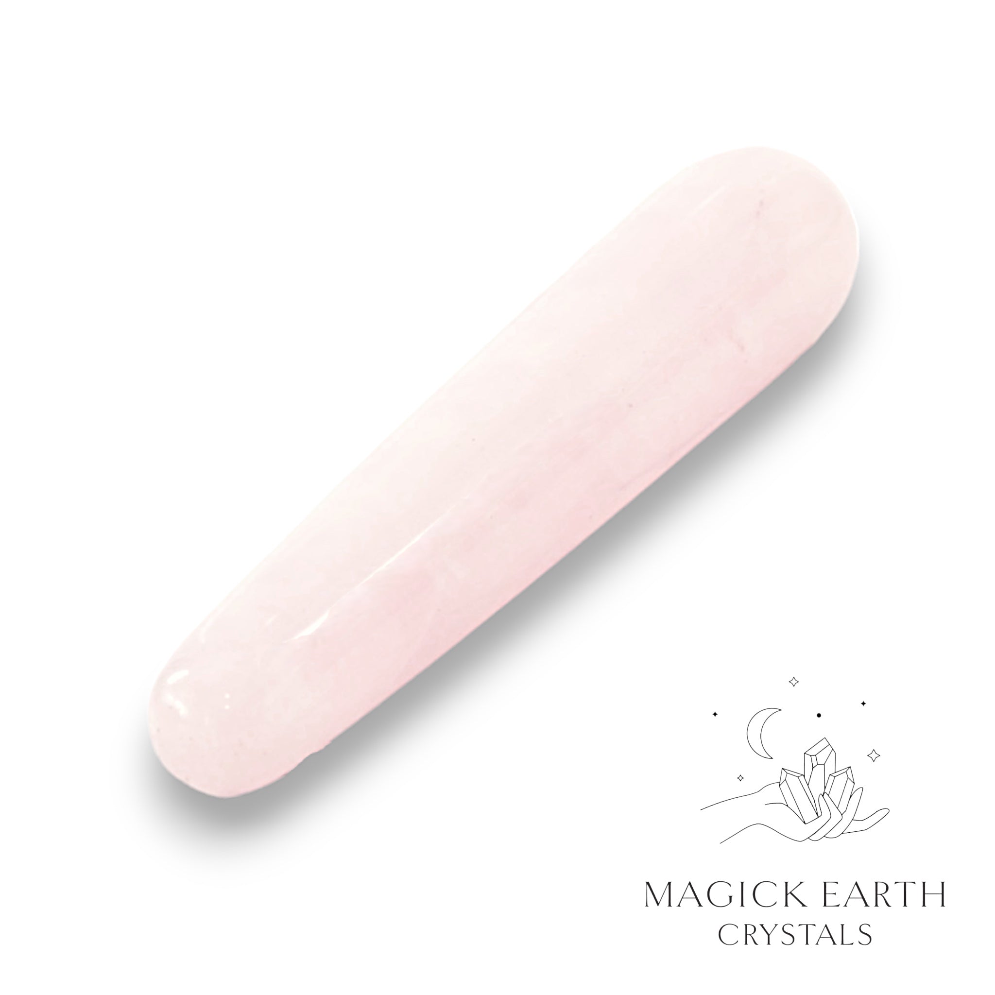 Rose Quartz  Massage Wand For Amplified Love