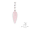 Rose Quartz Teardrop Pendulum for Amplified Love