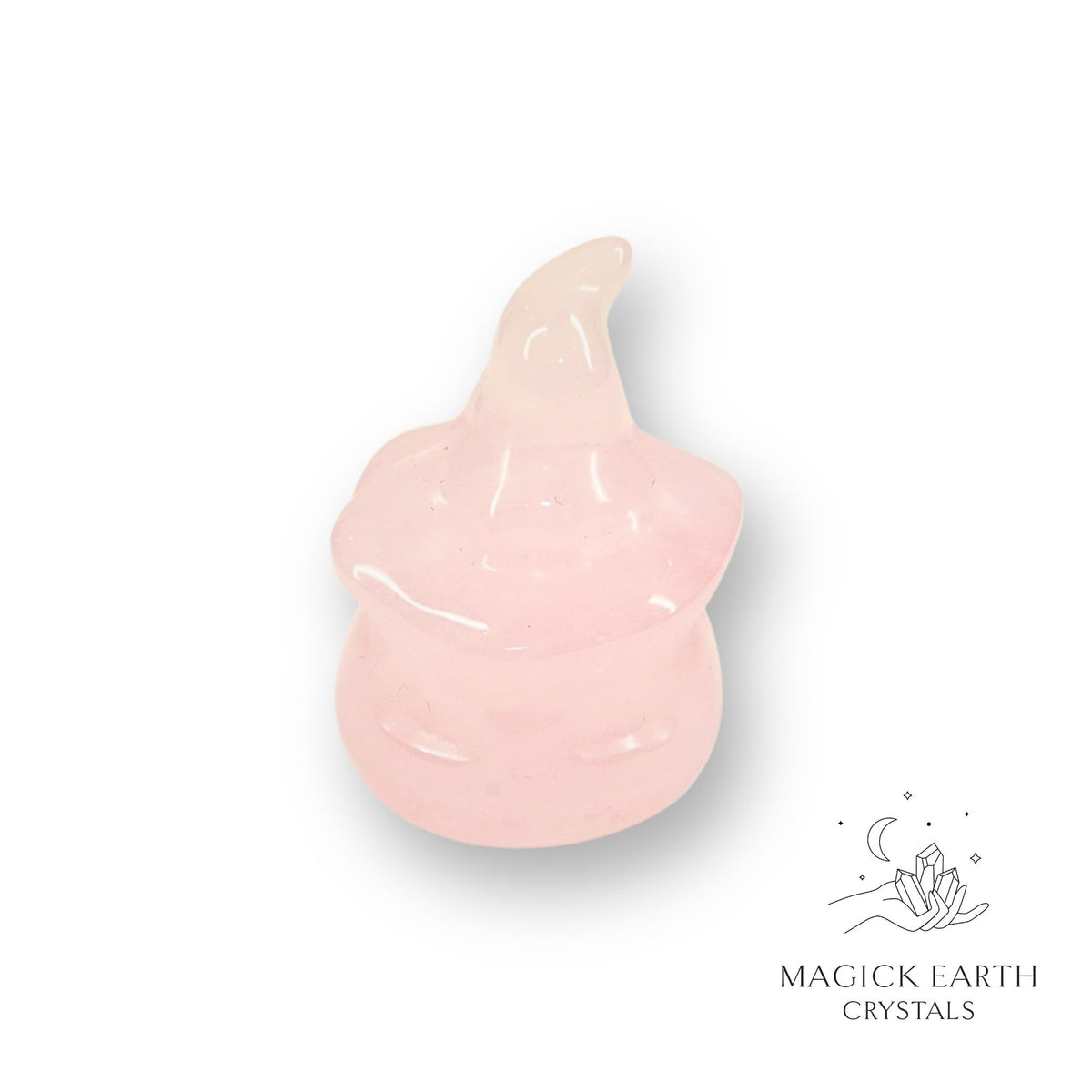 Rose Quartz Witchy Pumpkin for Amplified Love