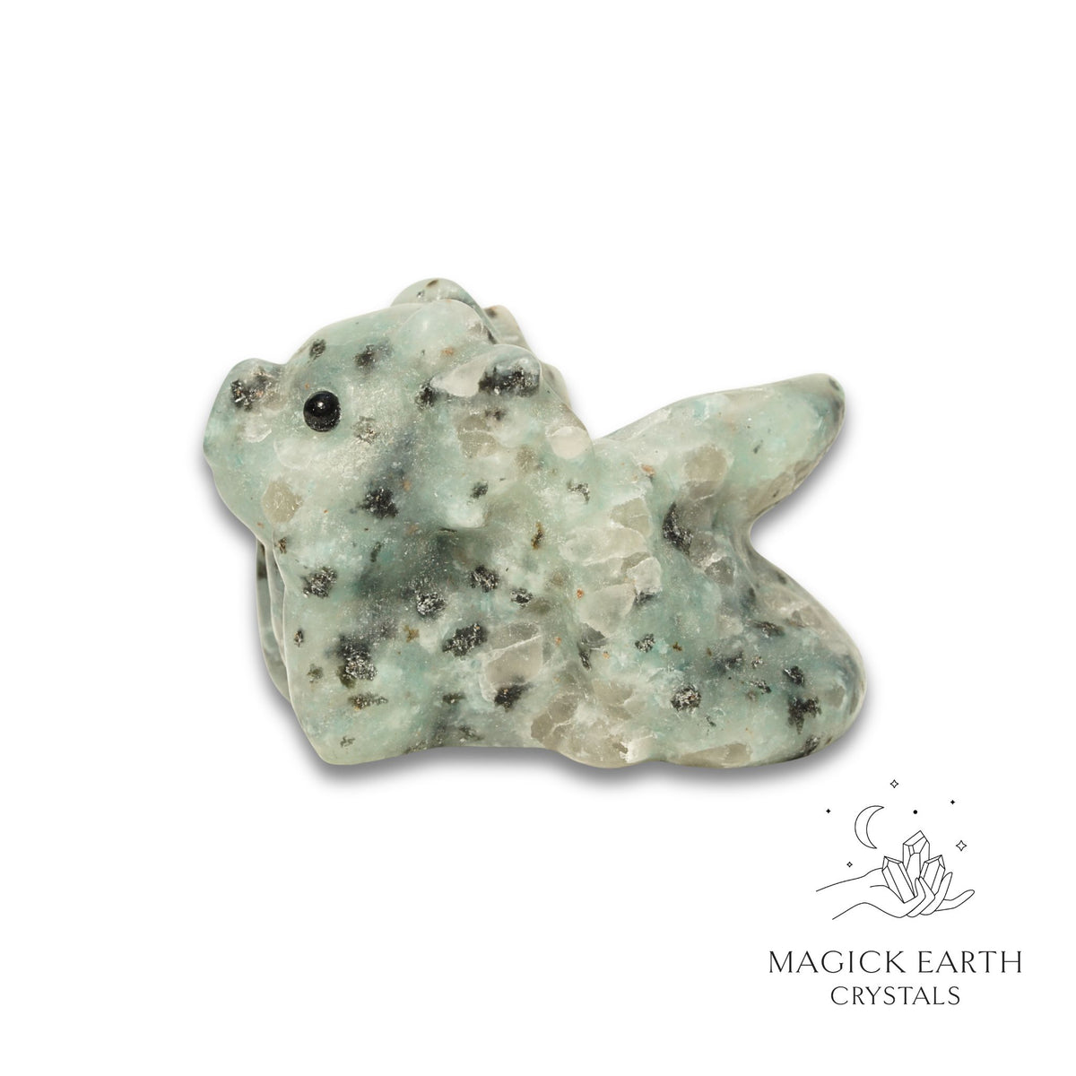 Natural Sesame Jasper crystal dragon figurine view b
