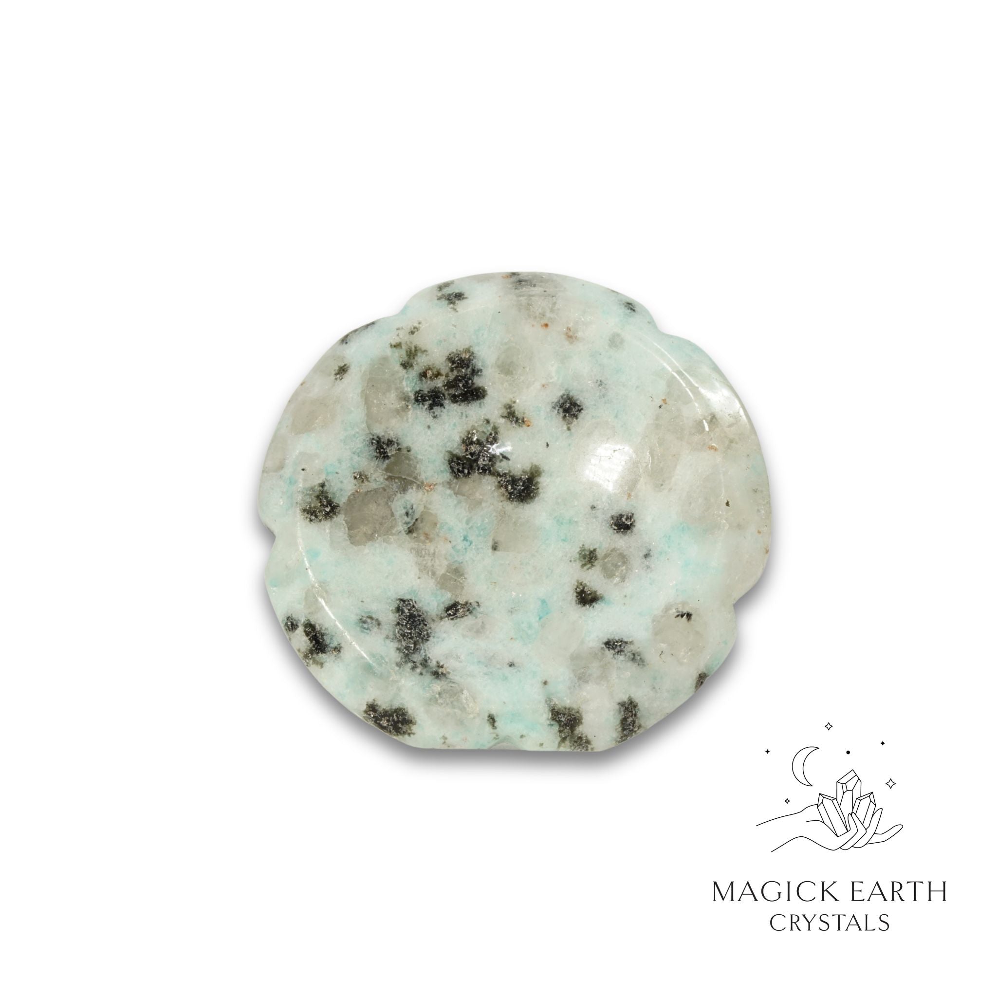 Natural Sesame Jasper flower thumb stone view b