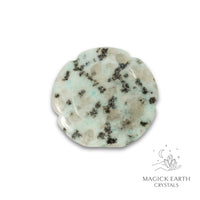 Natural Sesame Jasper flower thumb stone view c