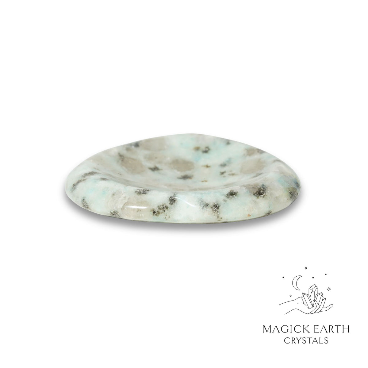 Natural Sesame Jasper heart thumb stone view c