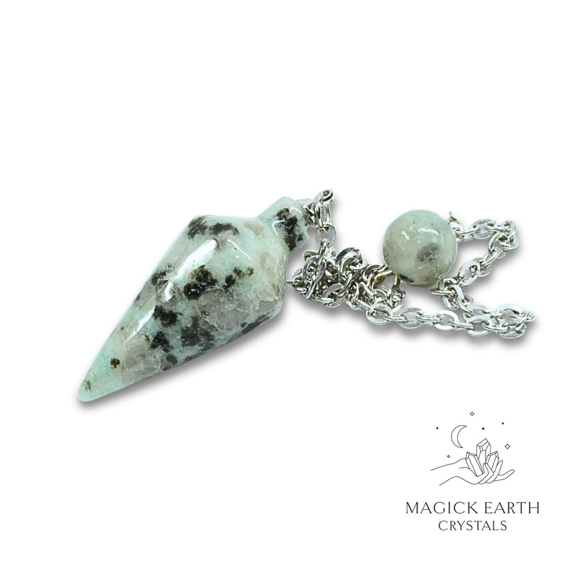 Sesame Jasper Spire Pendulum For Recovery Support