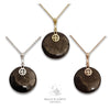Shungite Circle Pendants for Energetic Armour – Magick Earth Crystals Australia