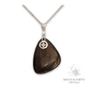 Shungite Shield Pendants with Platinum Finish for Energetic Armour – Magick Earth Crystals Australia