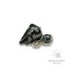 Snowflake Obsidian Small Cone Pendulum for Gentle Shadow Work