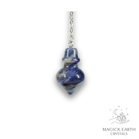 Sodalite Flask Pendulum for Calm Communication