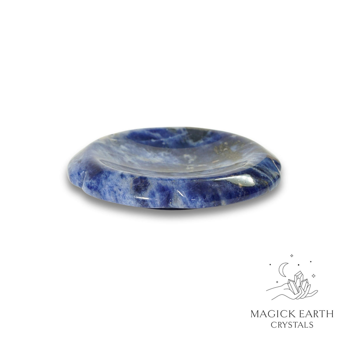 Natural Sodalite flower thumb stone view a