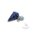 Sodalite Small Cone Pendulum for Calm Communication