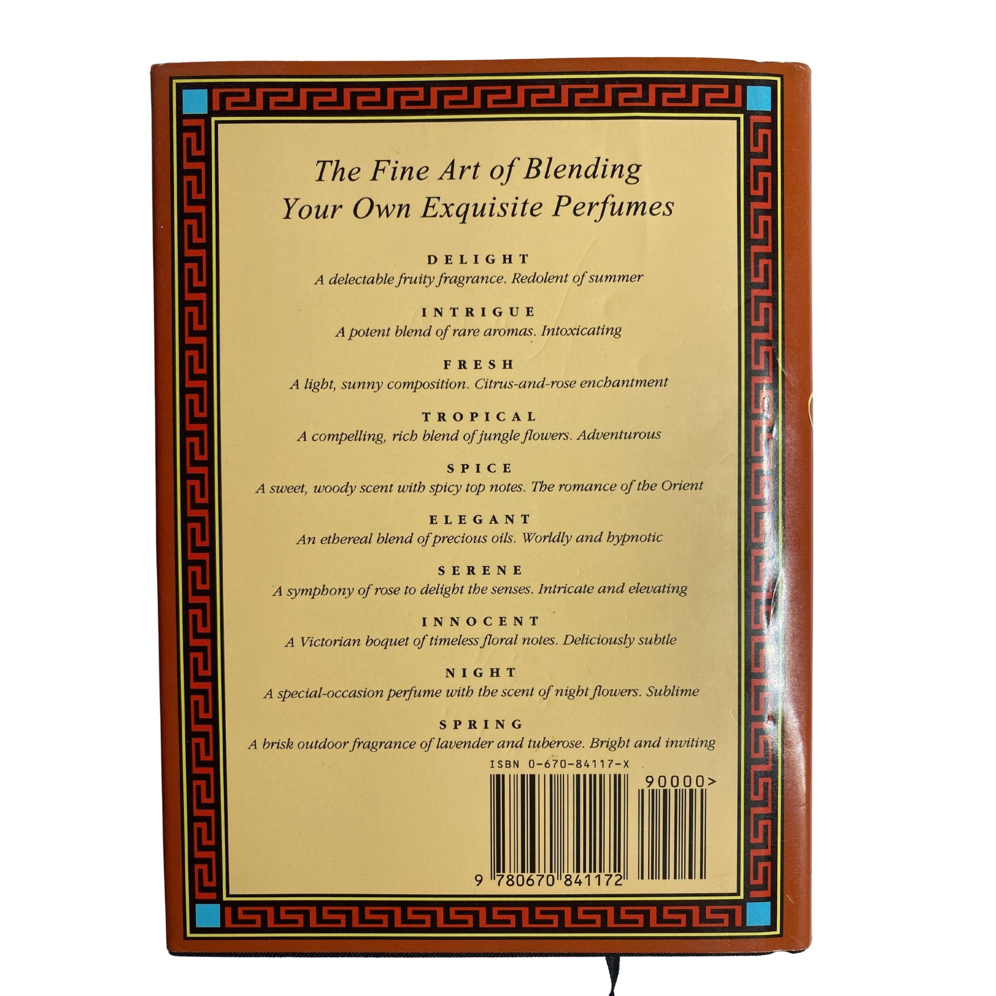  Book Back Cover of  The Scented Woman  by Maribeth Riggs Perfume Making