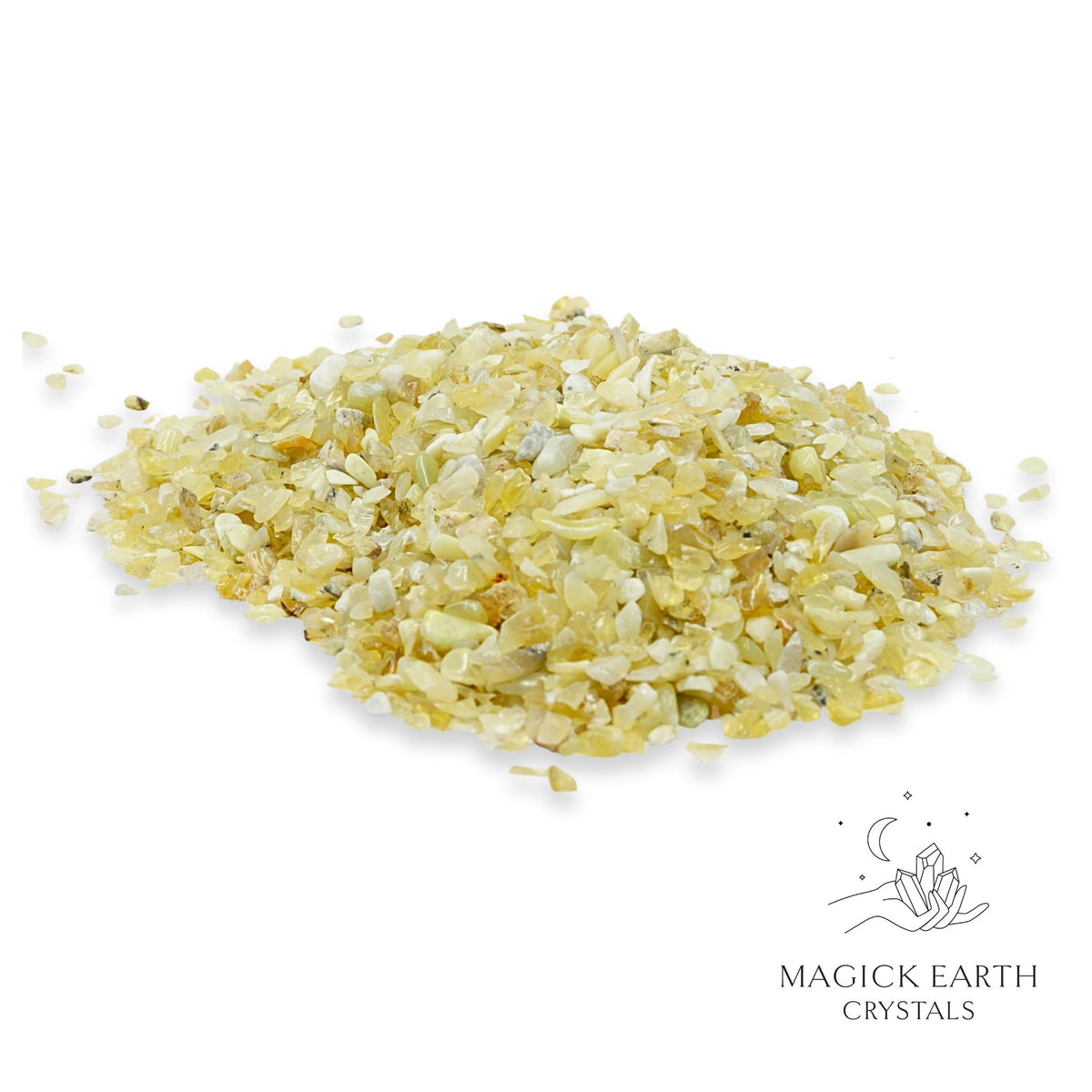 Yellow Opal Small Crystal Chips for Luminous Hope. 100g Bag