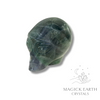 Fluorite Crystal Gemstone Carved Alien Right View