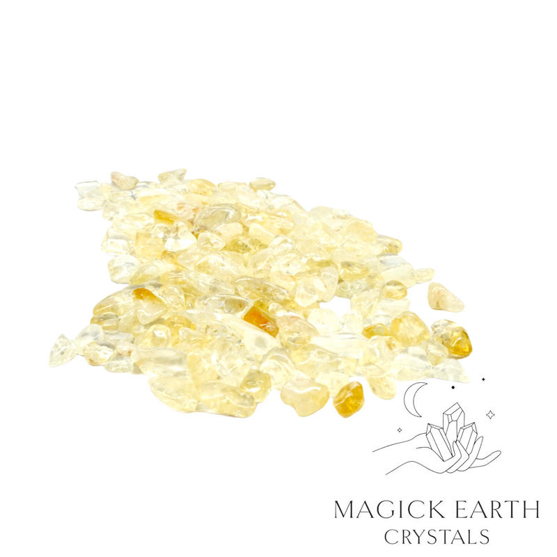 Citrine Tumbled Crystal Gemstone Chips Large