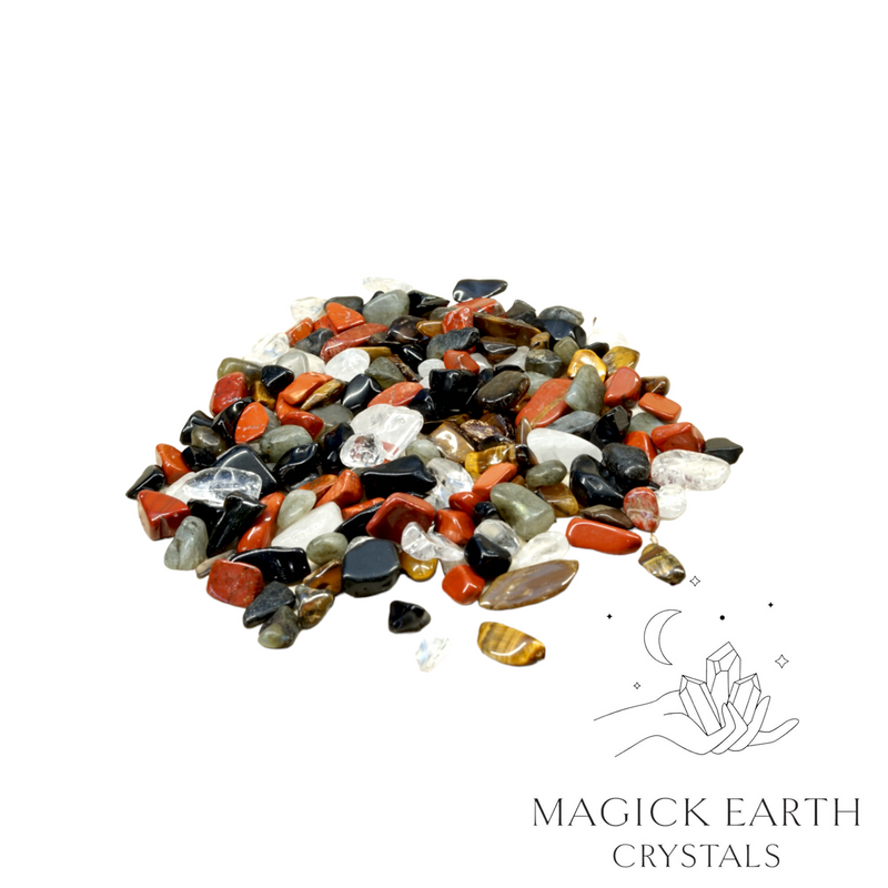 Protection Blend Tumbled Crystal Gemstone Chips