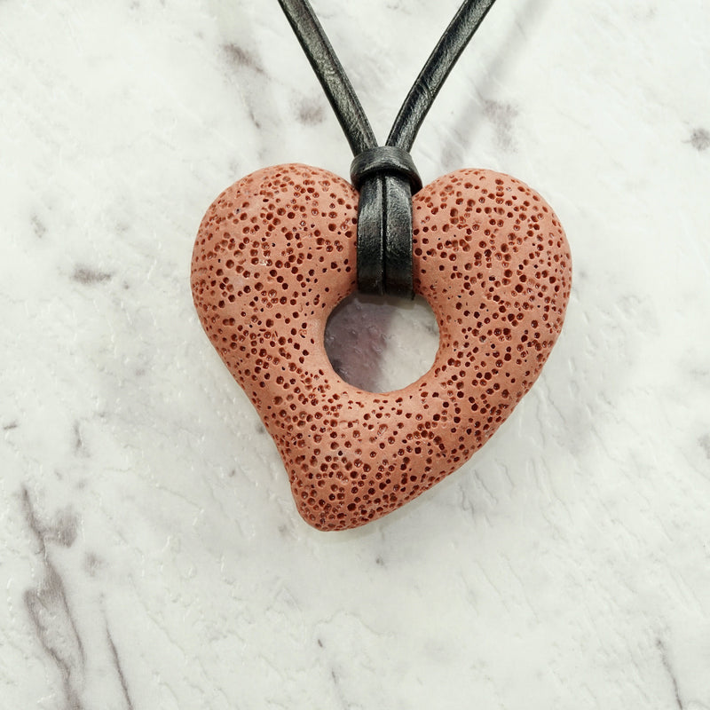 Lava Heart Pendant