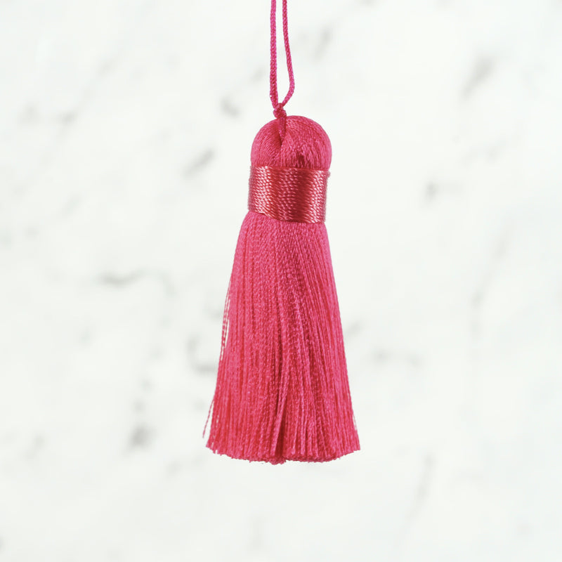 Polyester Tassels Pink Shades