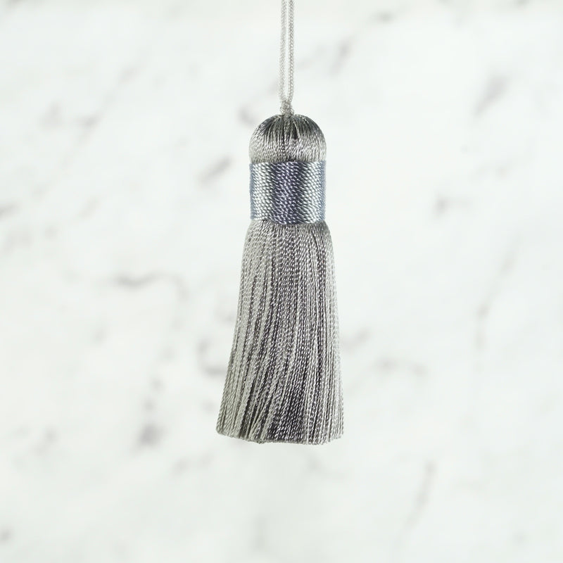 Polyester Tassels Grey