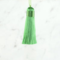 Polyester Tassels Green Shades