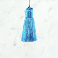 Polyester Tassels Blue Shades