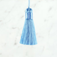 Polyester Tassels Blue Shades