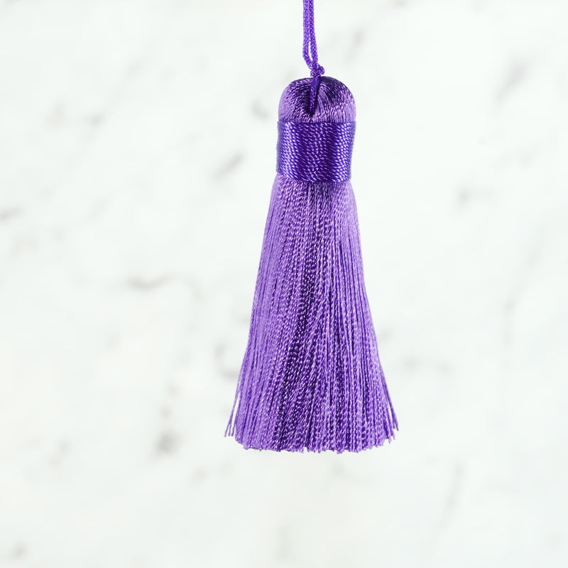 Polyester Tassels Purple Shades