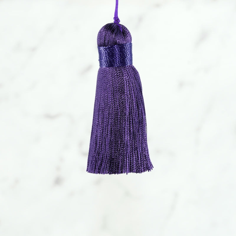 Polyester Tassels Purple Shades