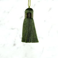 Polyester Tassels Olive Shades