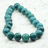 Imitation Chrysocolla Round  Beads