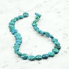 Imitation Chrysocolla Flat Round  Beads