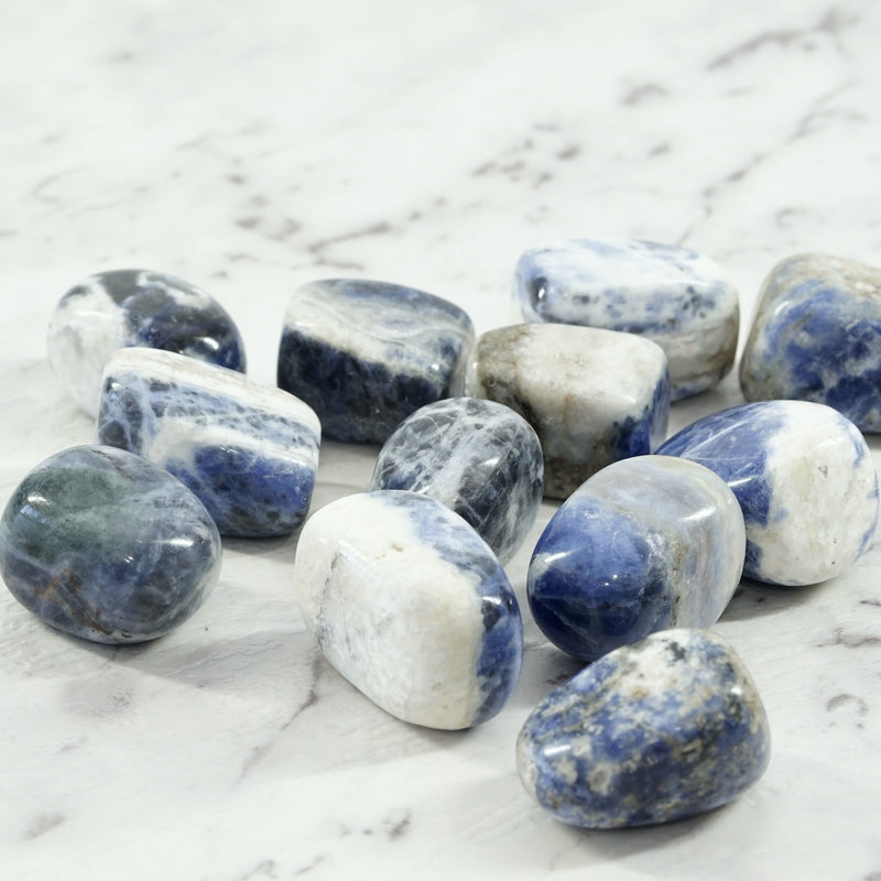 Sodalite Crystal Tumbled Stone