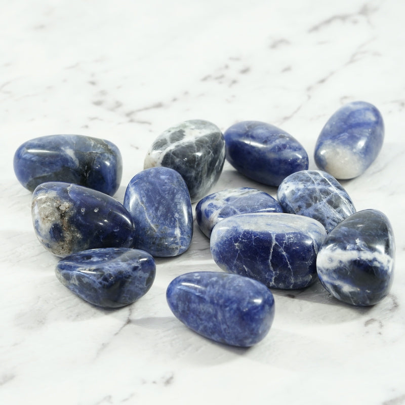 Sodalite Crystal Tumbled Stone