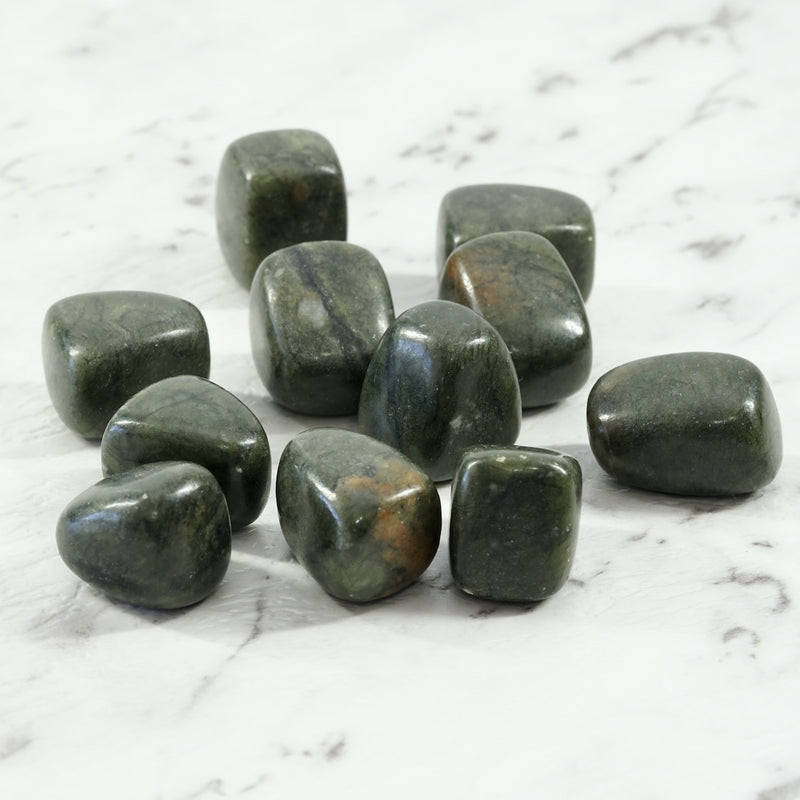 Jade Crystal Tumbled Stone (Darker Shade)