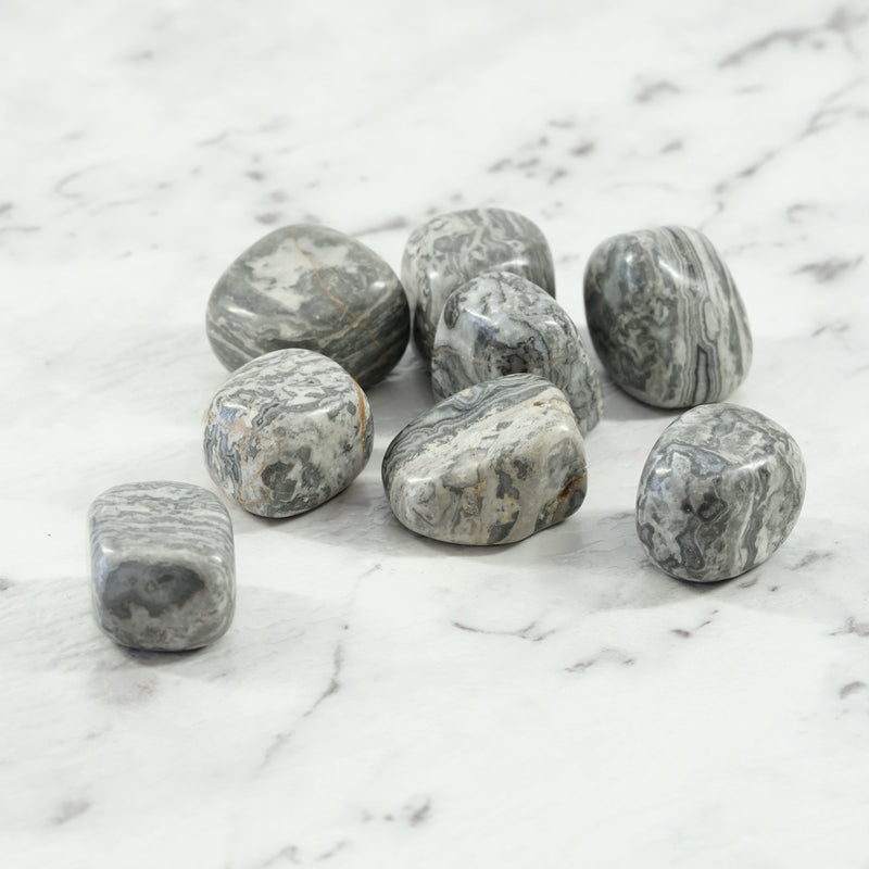 Grey healing clearance stone