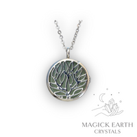 Aventurine Tree Of Life Diffuser Pendant