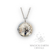 Howlite (Synthetic) Tree of Life Diffuser Pendant