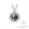 Lapis Lazuli Tree of Life Diffuser Pendant