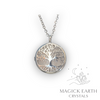 Rose Quartz Tree Of Life Diffuser Pendant