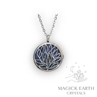 Sodalite Tree Of Life Diffuser Pendant