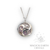 Amethyst Triple Spiral Diffuser Pendant