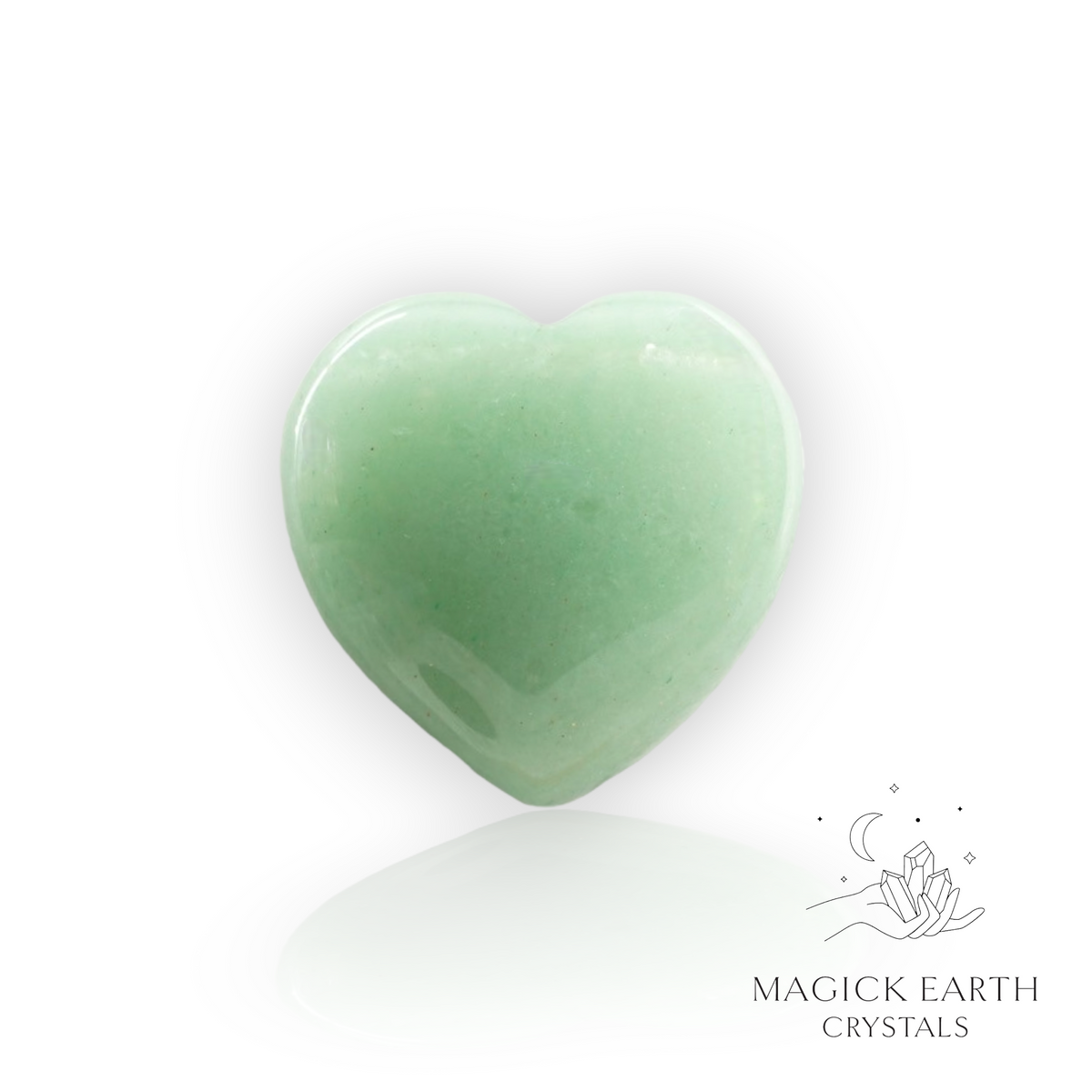 Aventurine Crystal Gemstone Heart 40mm