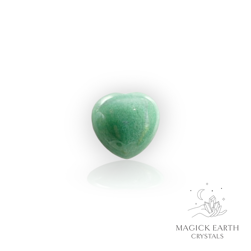 Aventurine Crystal Gemstone Tiny Heart 20mm