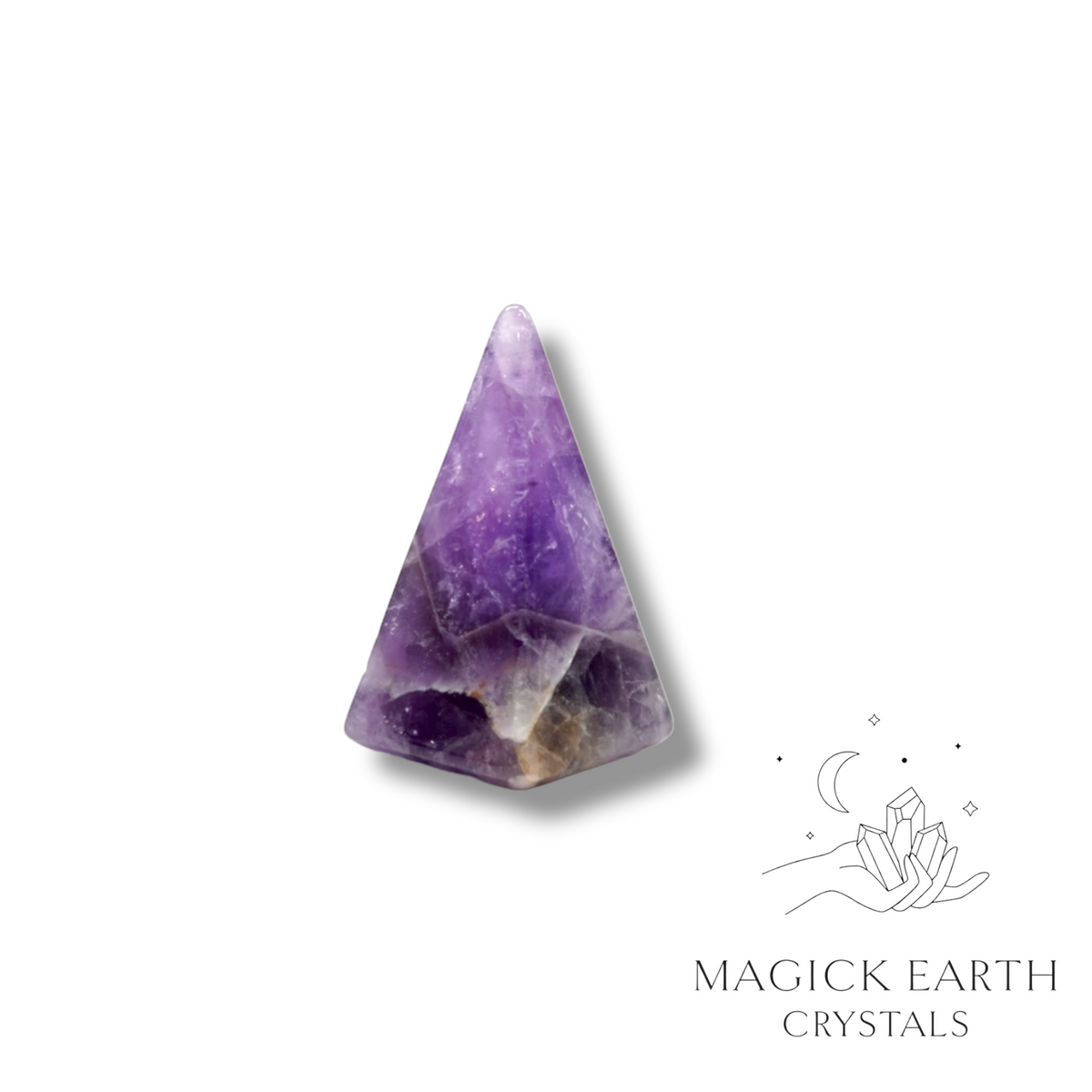 Amethyst Crystal Gemstone Tiny Pyramid