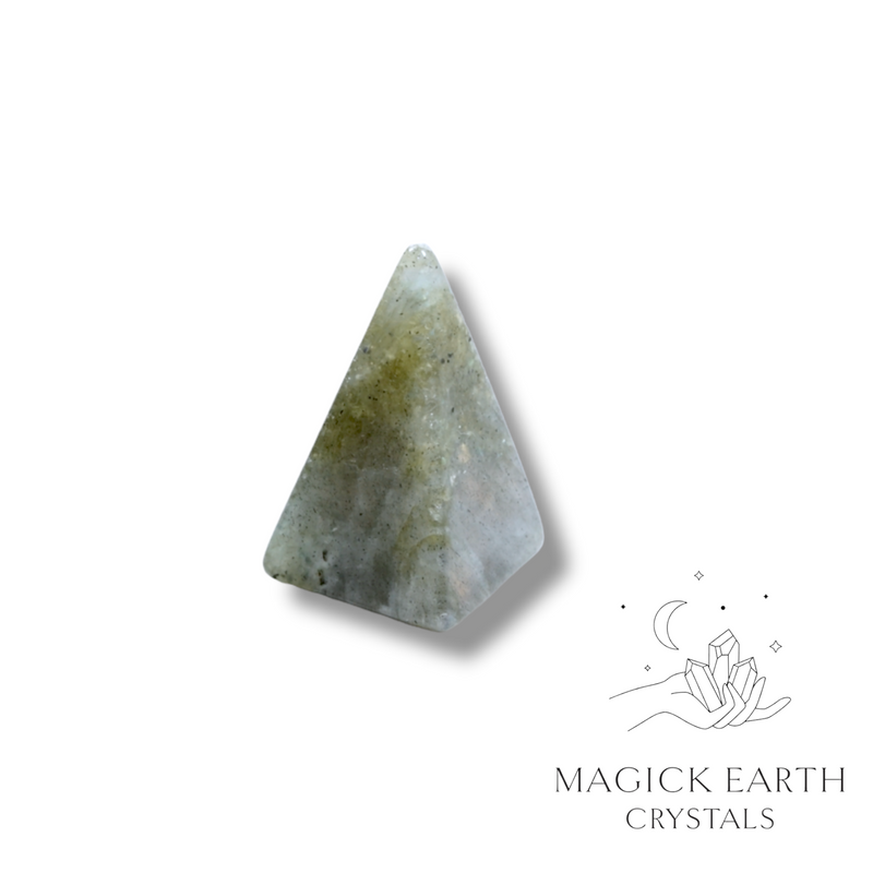 Labradorite Crystal Gemstone Tiny Pyramid