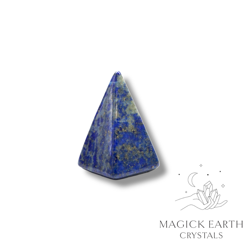 Lapis Lazuli Crystal Gemstone Tiny Pyramid